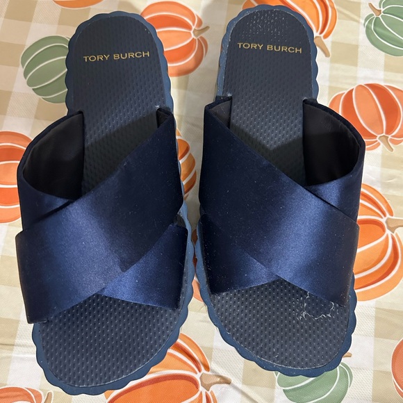 Tory Burch Platform Sandals Size 8 - Picture 3 of 7